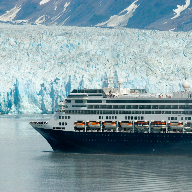 알래스카 크루즈 글레이셔 베이 포함!